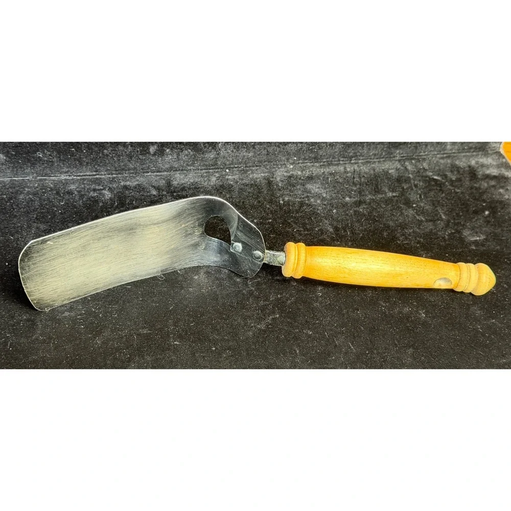 Vintage 4pc Kitchen Utensils: Ekco, Montgomery Ward Spatula Set and Wooden Tongs